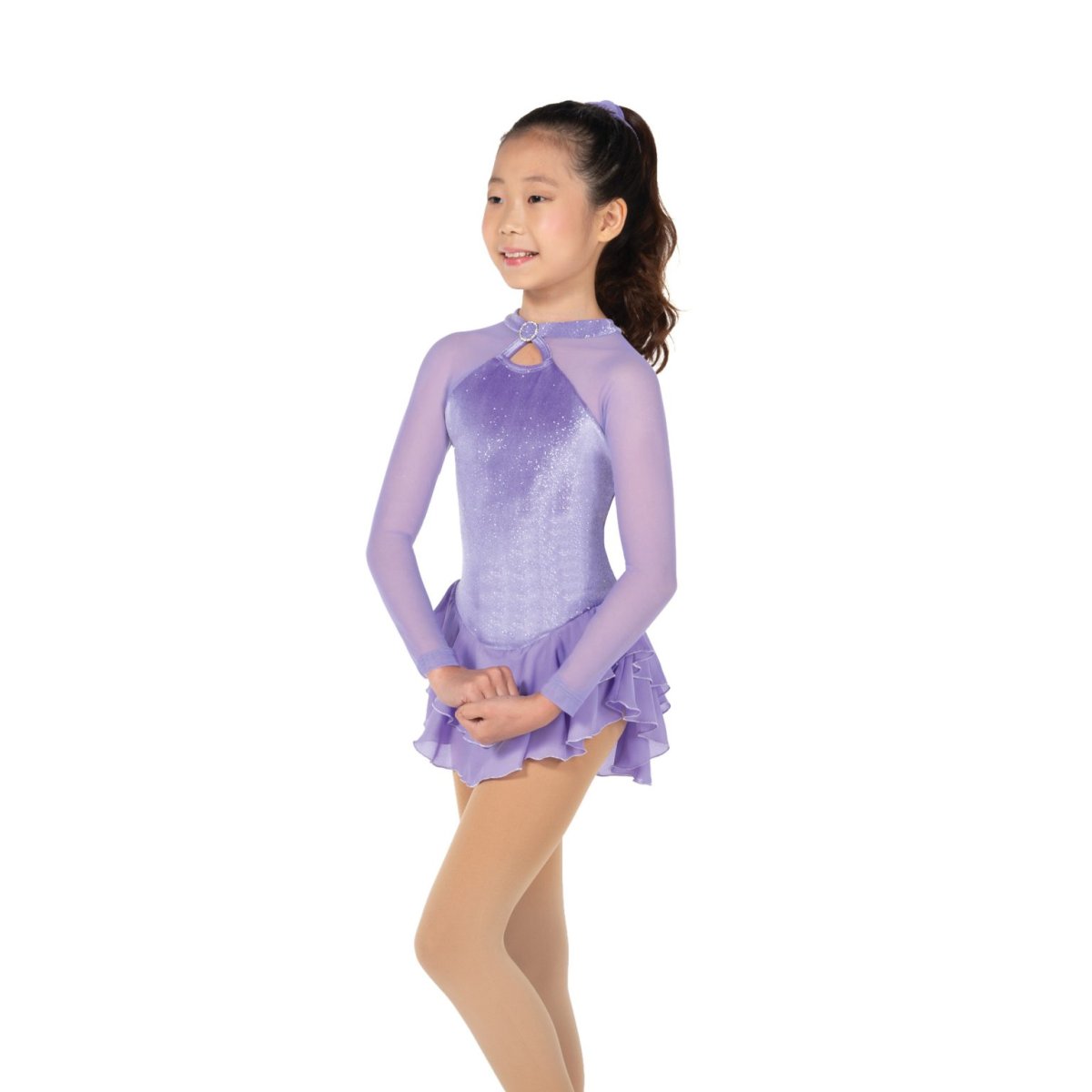 ice Whirl Dress: Crocus Purple