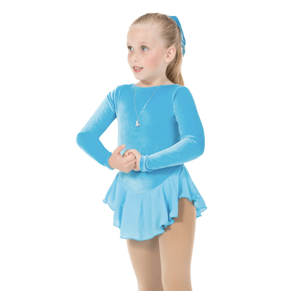 688 Skatesong Dress: Sky Blue - Tinas Figure Skating Shop