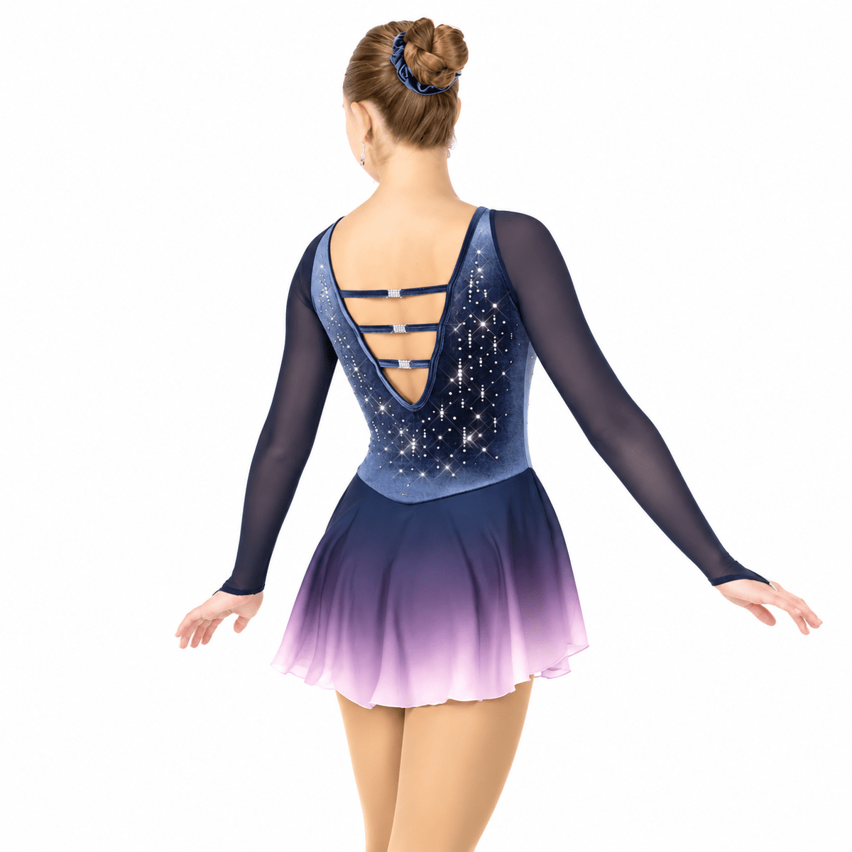 AA022 As Night Falls Dress - Tinas Figure Skating Shop