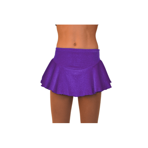 Glittrig lila Sammetskjol