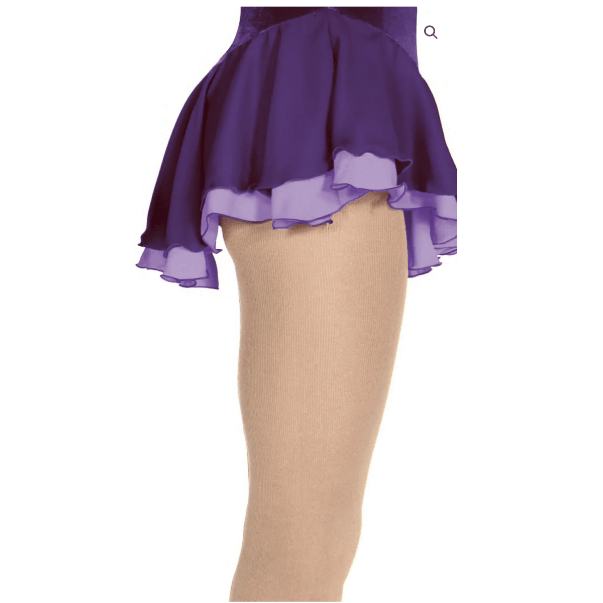 305 Double Georgette Skirt Plum Purple