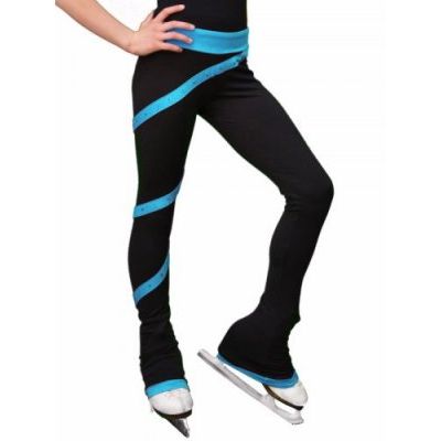 Spiraltights fleece - Turkos - Tinas Figure Skating Shop