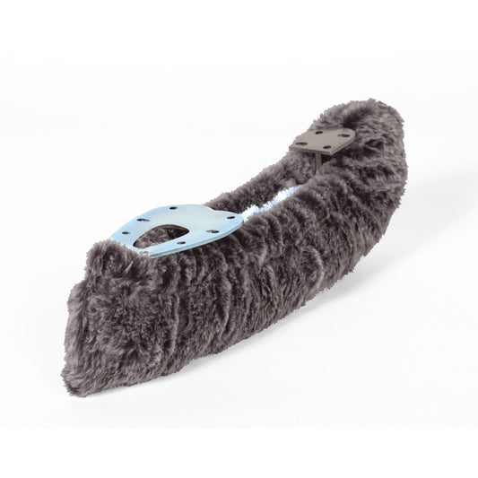 Soft furry shoe covers