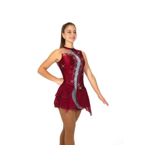 Cascade Dress - Pewter Wine