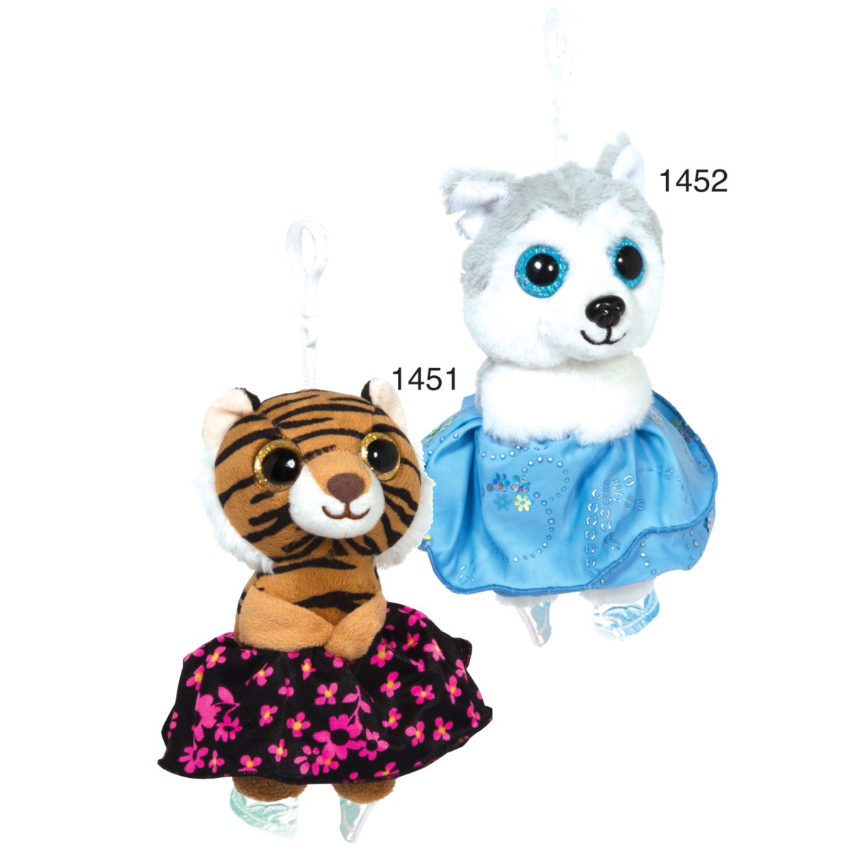 Nyckelring/Väsksmycke Tiger & Husky