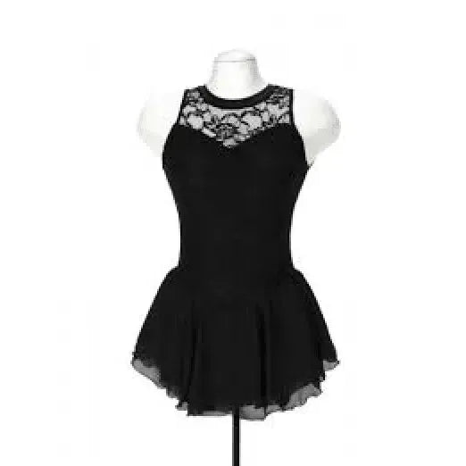 275 Overlace Dress Svart - Tinas Figure Skating Shop