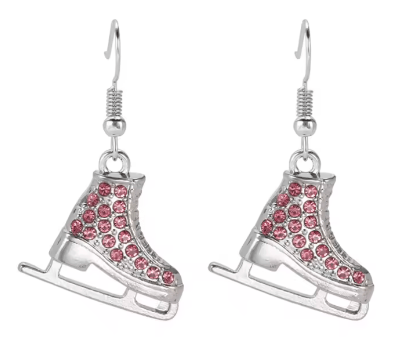 3 - D Crystal Earrings - Tinas Figure Skating Shop