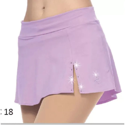 304 Sagester Kjol m Swarovski Lilac - Tinas Figure Skating Shop