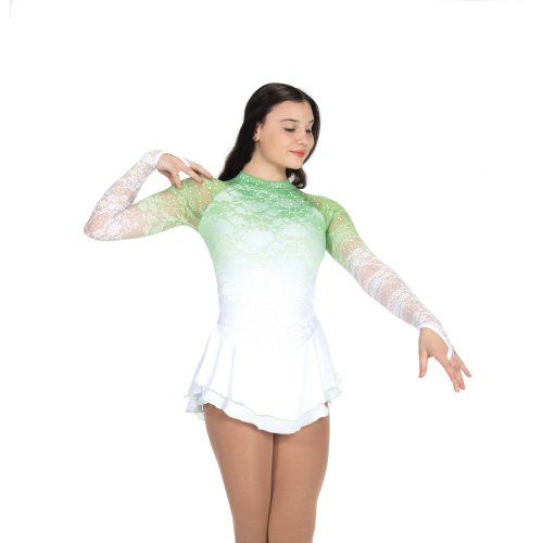 Snow Fade Dress - Emerald Ice