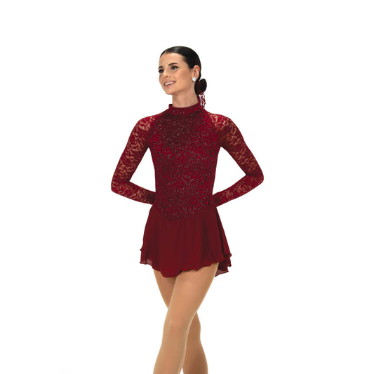 604 Lace Estate Dress - Wine
