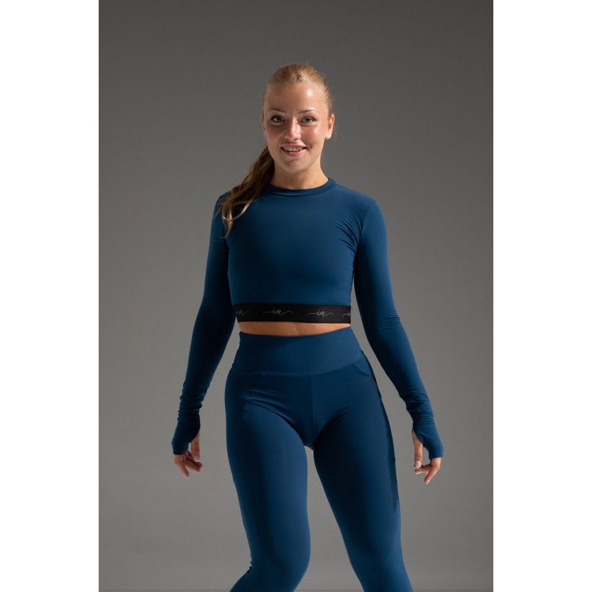 Amoli Crop Topp Blue Aqua