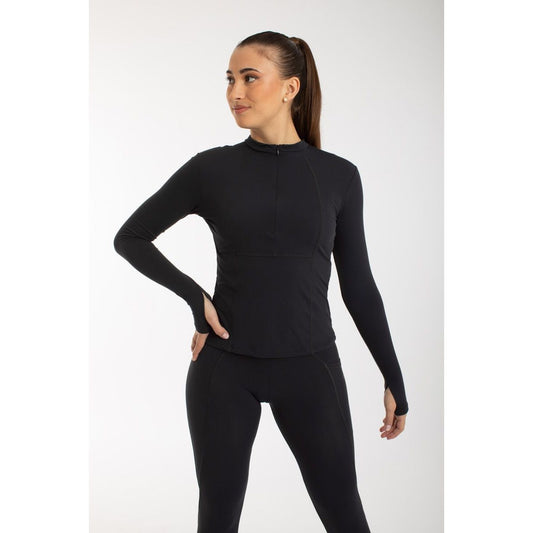 Diamond Långärmad topp - Svart