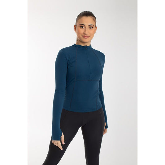 Diamond Långärmad topp - Blue Aqua