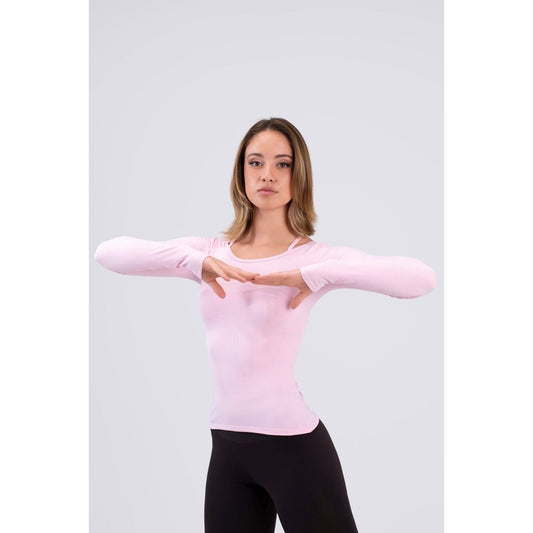 6660 Gardenia Topp - Rosa - Tinas Figure Skating Shop