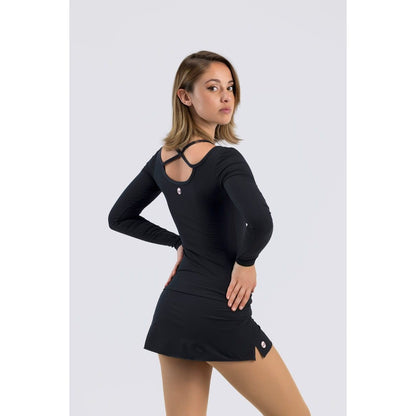 6660 Gardenia Topp - Svart - Tinas Figure Skating Shop