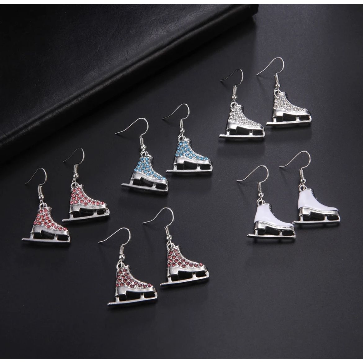3-D Crystal Earrings