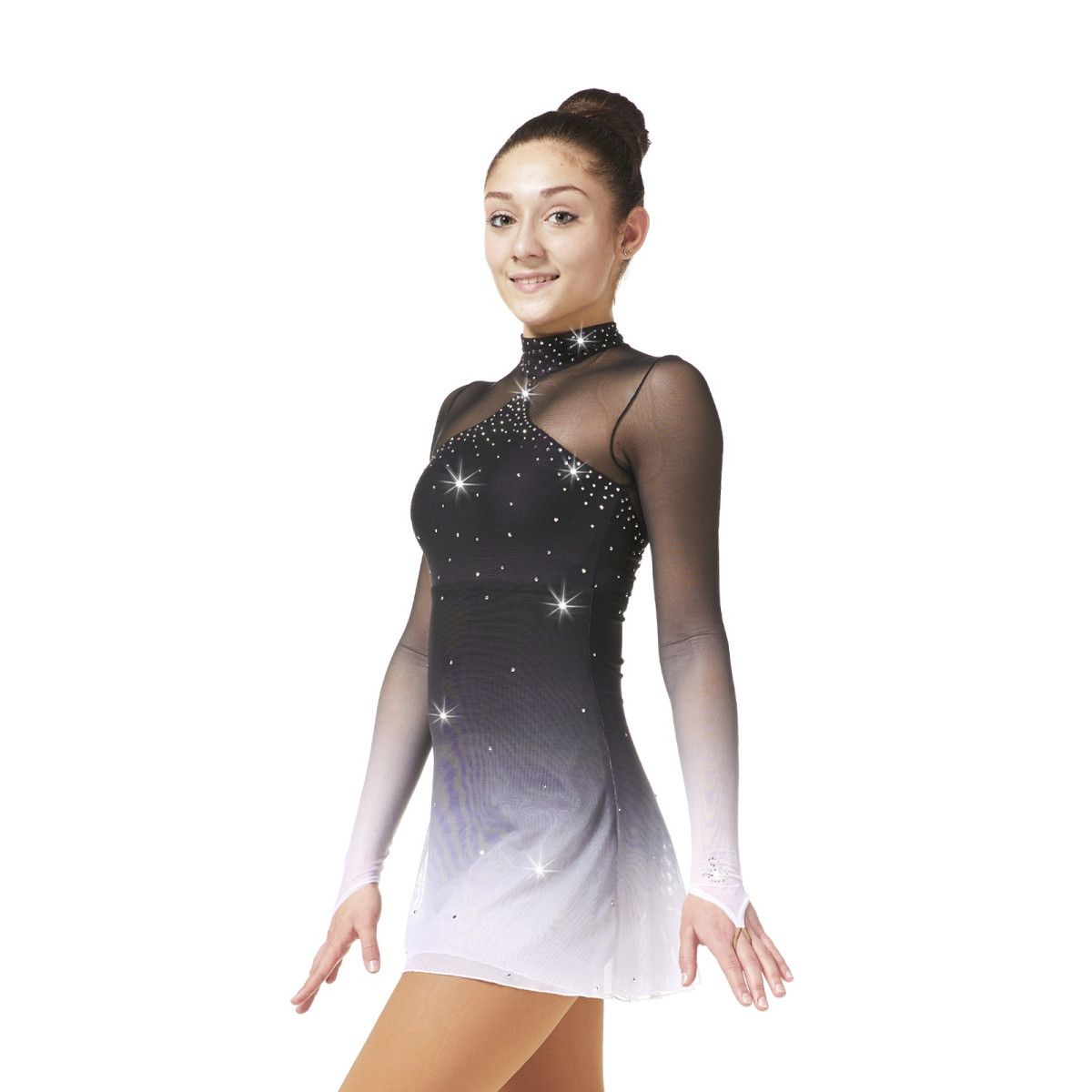 Rainbow Dress Svart vit