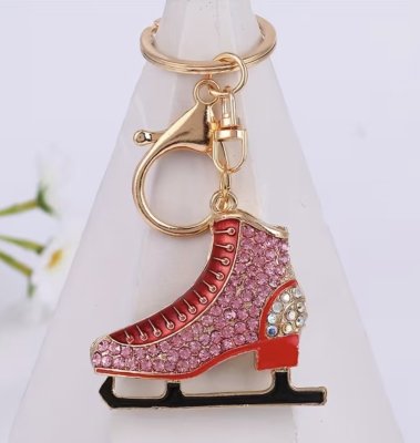 Big Crystal Skate Nyckelring/väskhänge - Tinas Figure Skating Shop