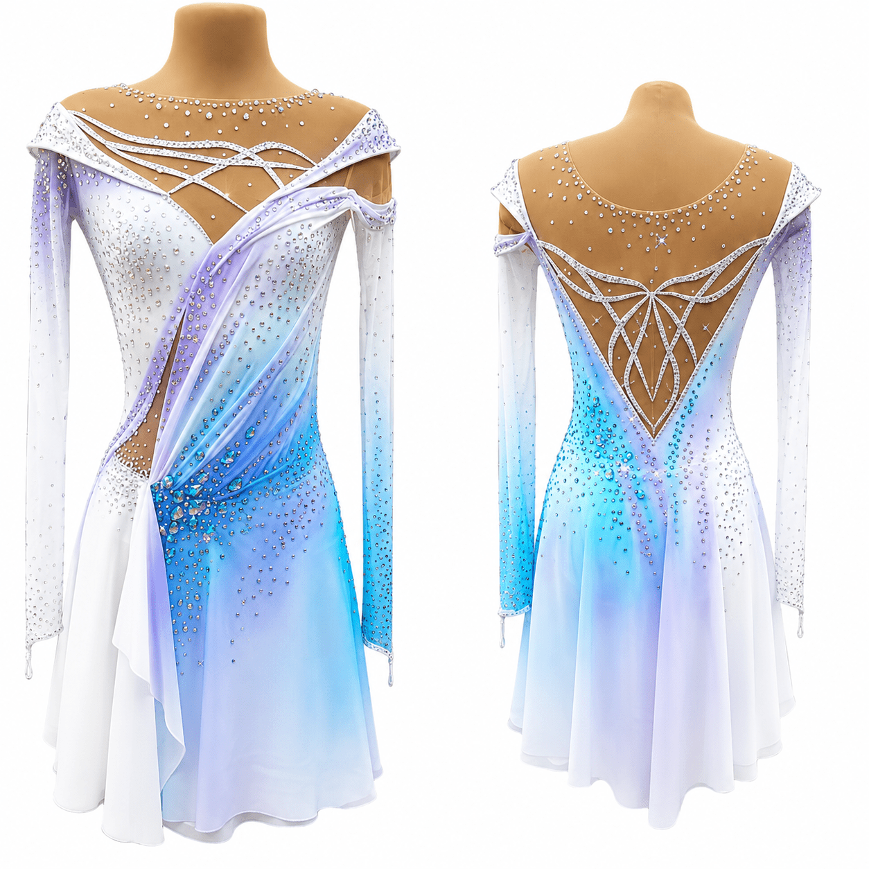 Bijelo Dress - Tinas Figure Skating Shop