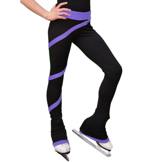 Spiraltights fleece - Lila