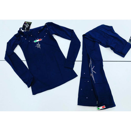 Titta Topp Navy med swarovski