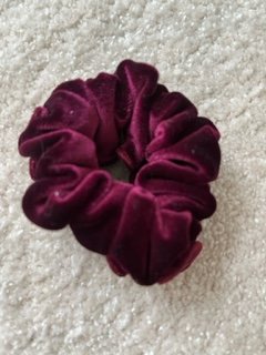 Velvet hair tie