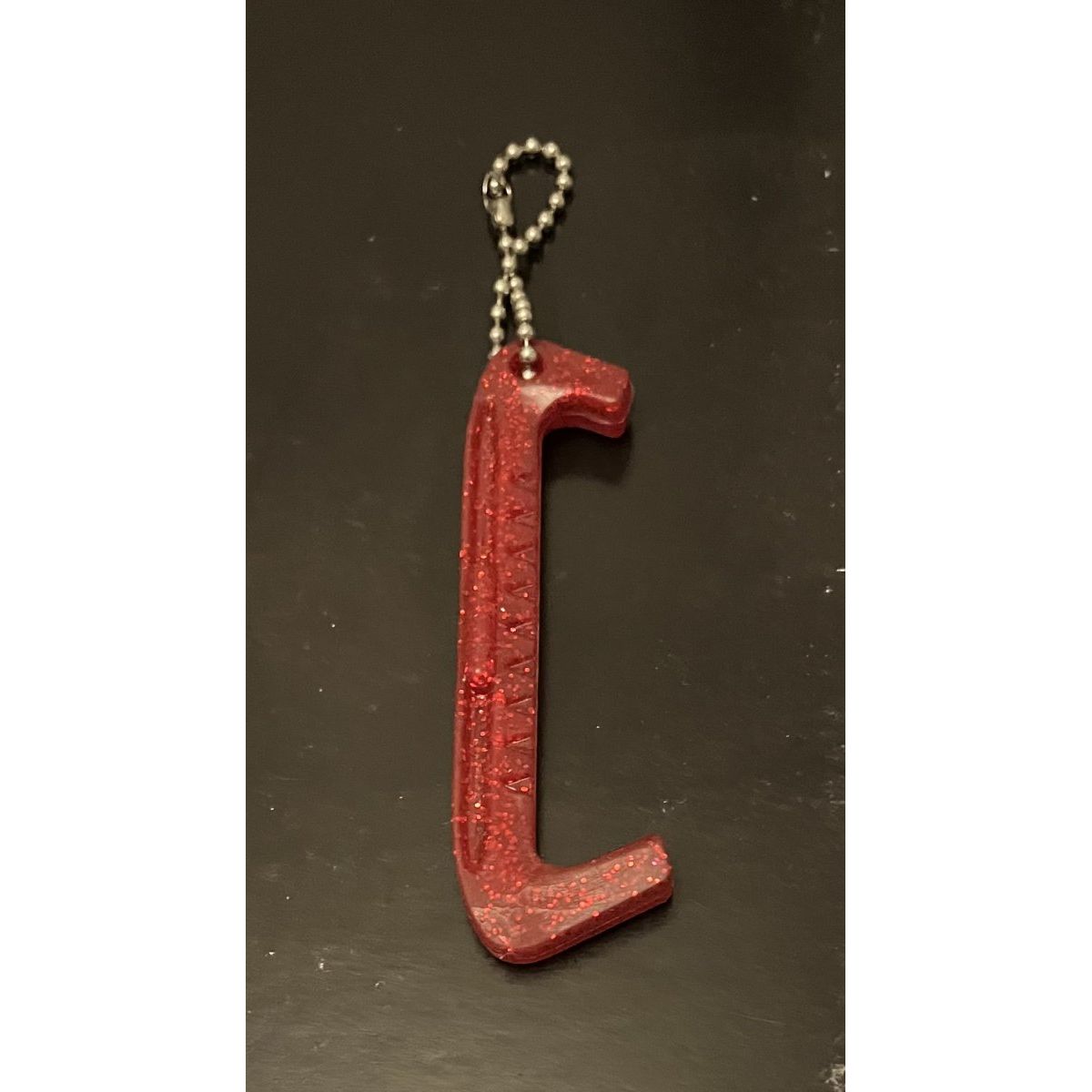 Keychain ice skate guard