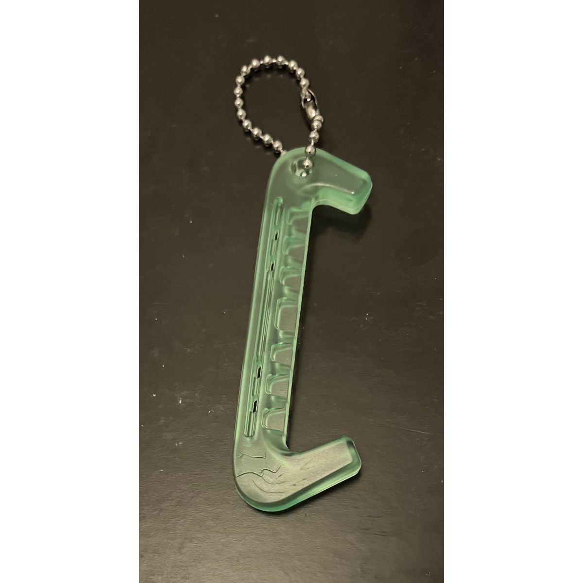 Keychain ice skate guard