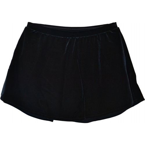 K03Svart Sammetskjol - Tinas Figure Skating Shop