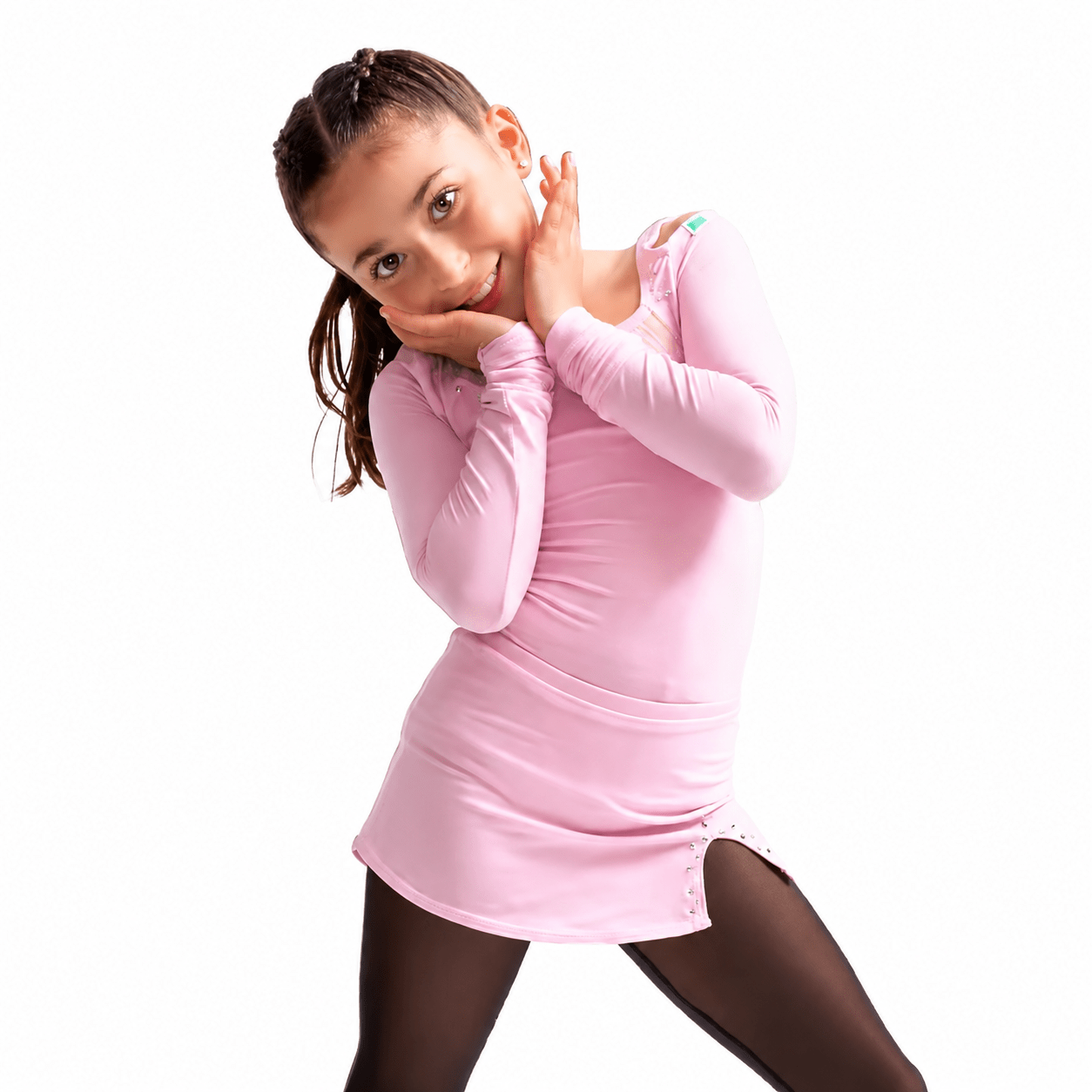 Karisma kjol Easy Pink - Tinas Figure Skating Shop