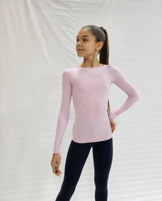 Karisma Morfeo Topp med Kristaller - Easy Pink - Tinas Figure Skating Shop