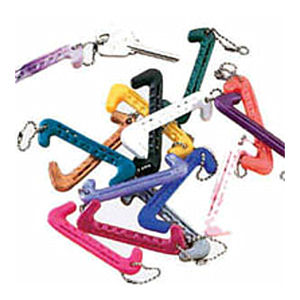 Keychain ice skate guard