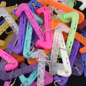 Keychain ice skate guard