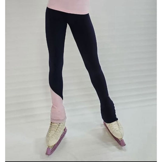 Nytt från Karisma! Leggings med triangelinfällning - Easy Pink - Tinas Figure Skating Shop