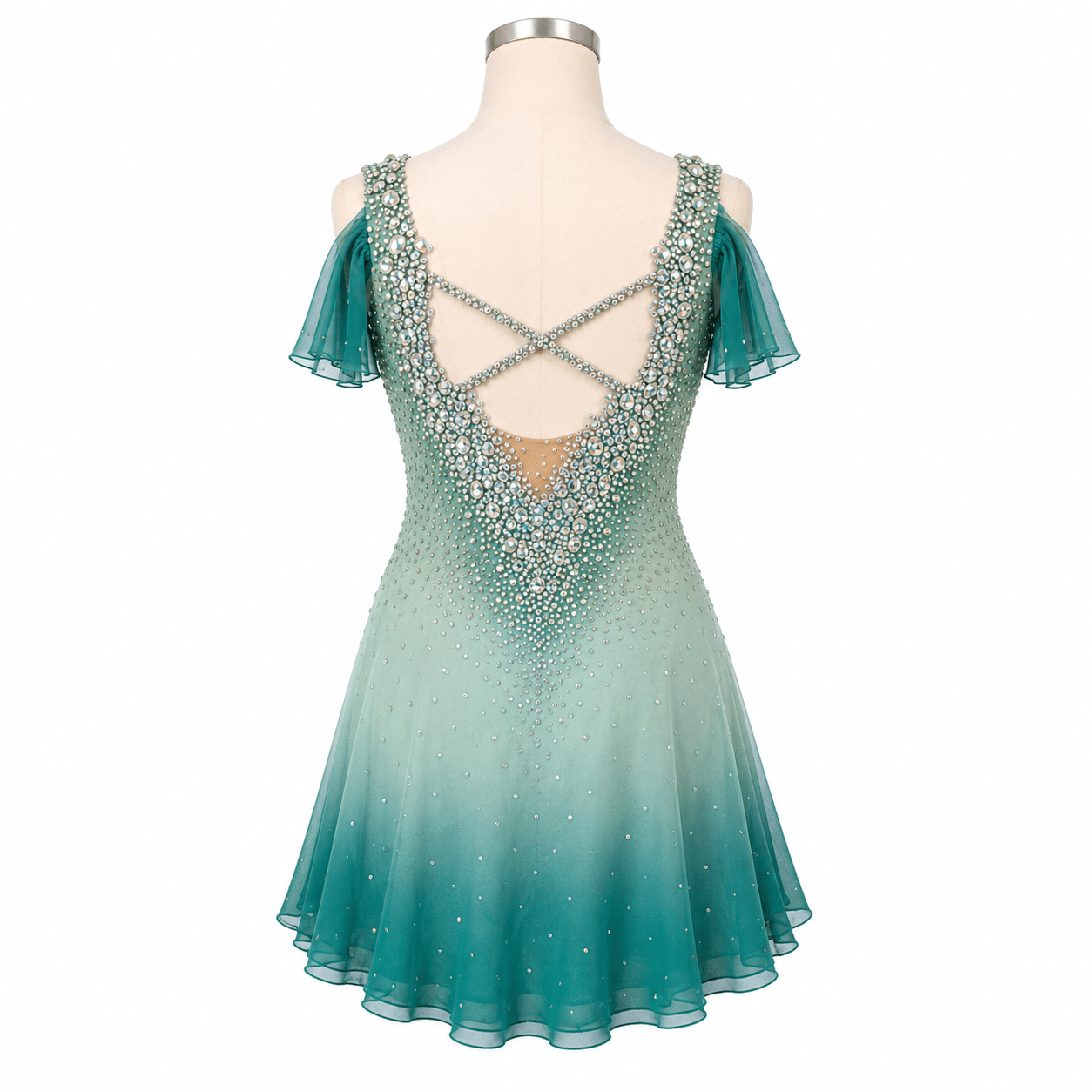 Olive Dress - Tinas Figure Skating Shop