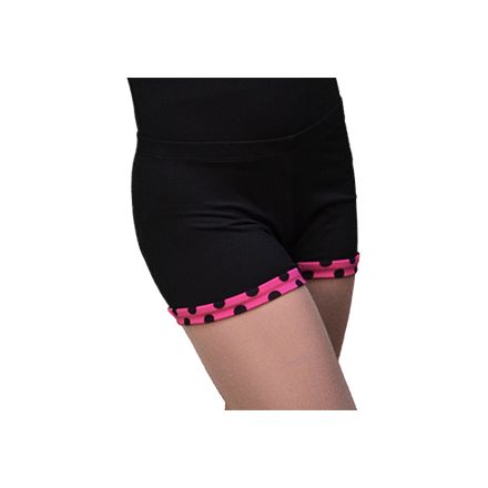 Skateshorts Ceriseprickiga