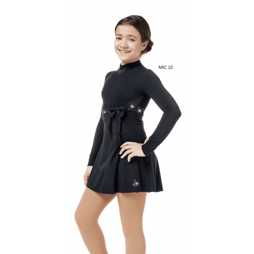 Microfibre A-line Dress Svart