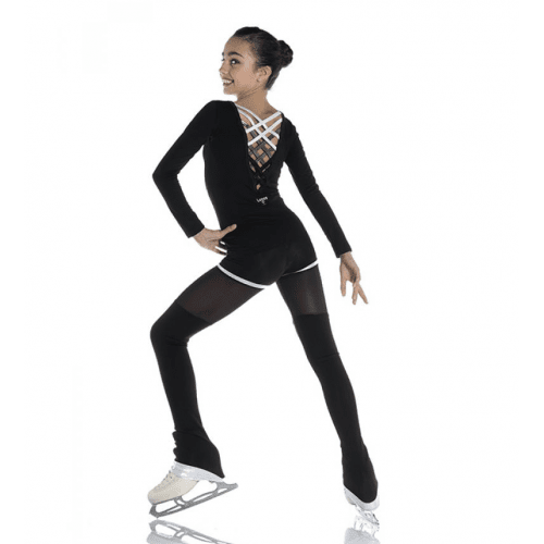 Crystal V-Cross Shirt Silver