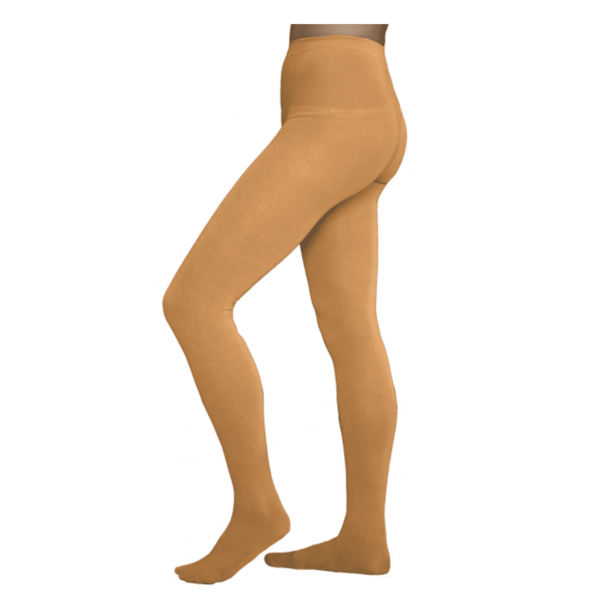 Tävlingsstrumpbyxa med fot Tan