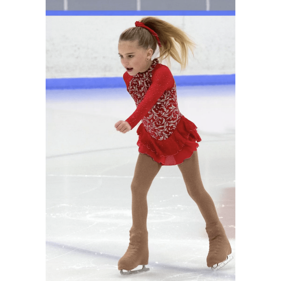 Crimson Capades Dress