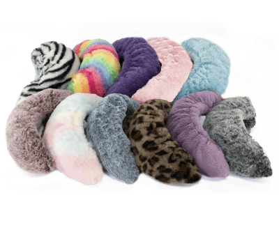 Soft furry shoe covers