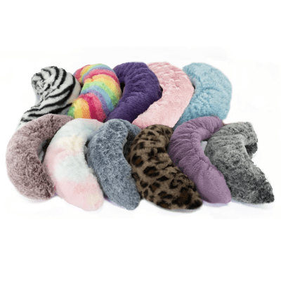 Soft furry shoe covers