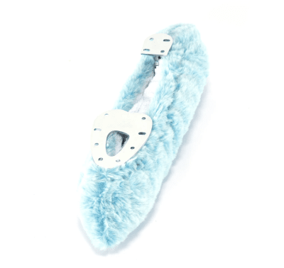 Soft furry shoe covers