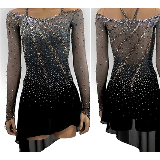 Thunder Storm Dress - Tinas Figure Skating Shop