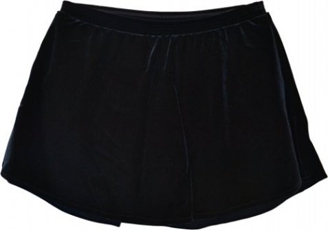 K02 Velvet Skirt, black