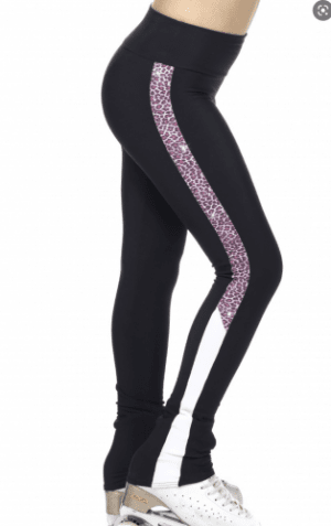 467 Thermal Leopard Tights - Pink