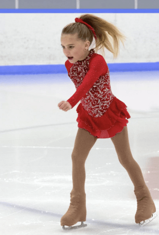 632 Crimson Capades Dress