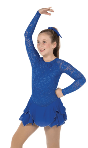 623 Tulip Lace Dress Royal