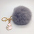 Bag decoration Fur ball keychain