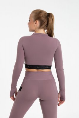 Amoli Crop Top Violet